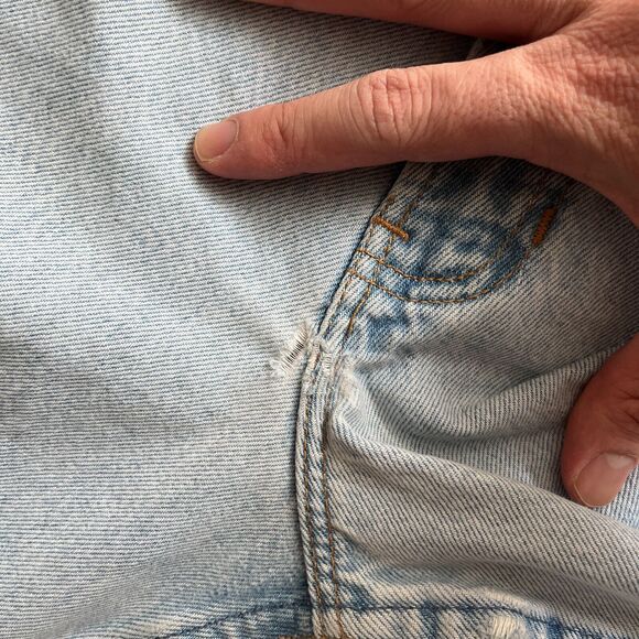 Vtg Gap Denim Classic Fit Jeans Women Size 12 Reg Blue Light Wash High Rise Mom - Picture 7 of 14